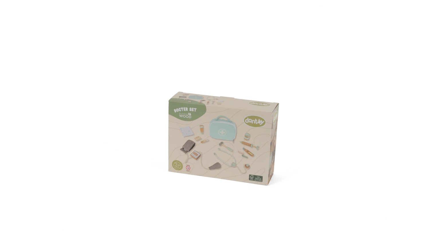 Doctor Set Wood In Giftbox 14 Pcs